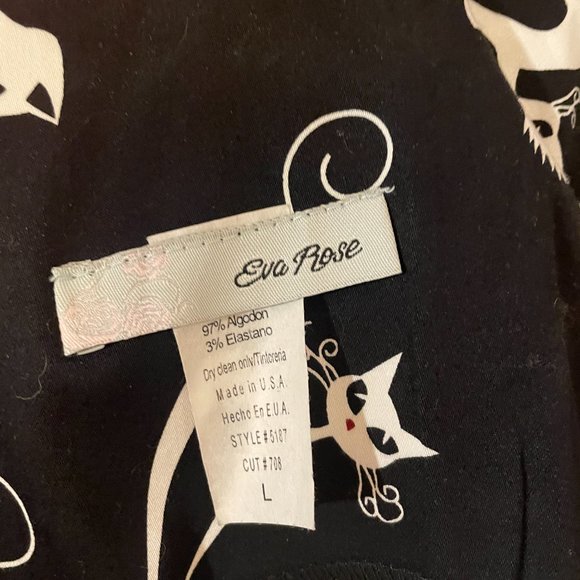 Retro Kitty Cat Swing Dress - Picture 2 of 3